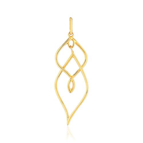 375 yellow gold pendant