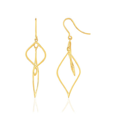 375 geelgouden oorbellen