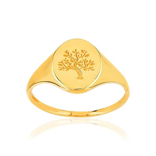 Bague or 375 jaune