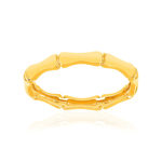 Bague plaqué or jaune - vue 1