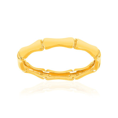 Yellow gold-plated ring