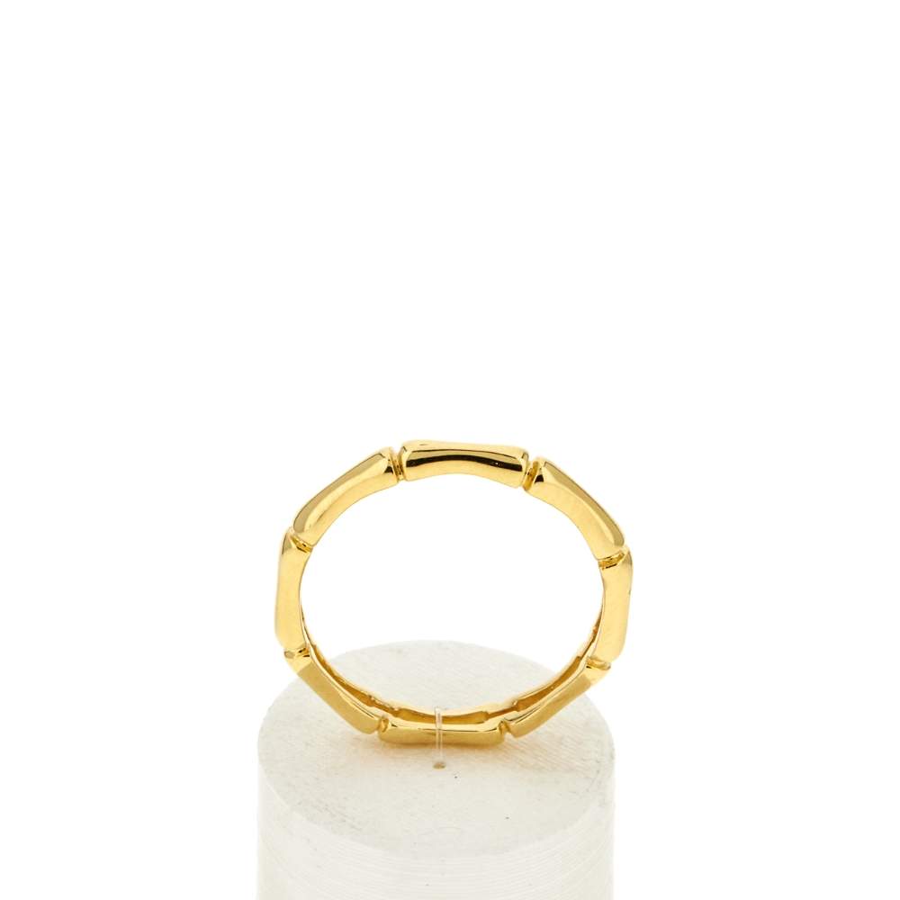 Bague plaqué or jaune - vue 1