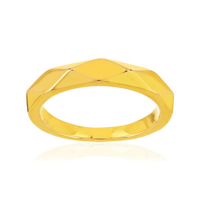Bague plaqué or jaune - vue 1