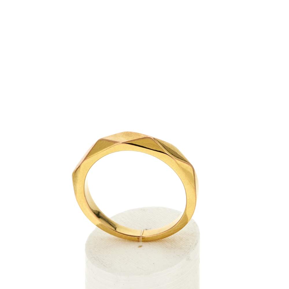 Bague plaqué or jaune - vue 2
