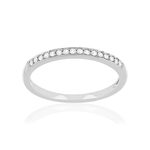Ring van 925 zilver met zirkonia's - afbeelding 1