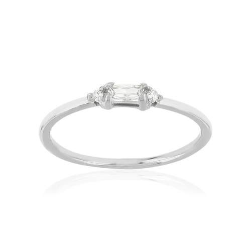 Bague argent 925 zirconias