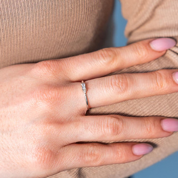 Bague argent 925 zirconias