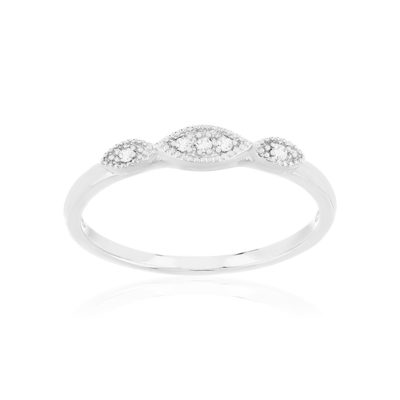 Silver ring 925 zirconias
