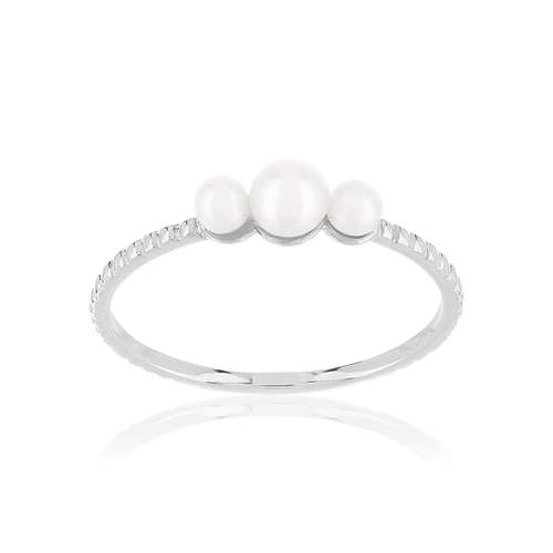 Bague argent perle de culture de chines