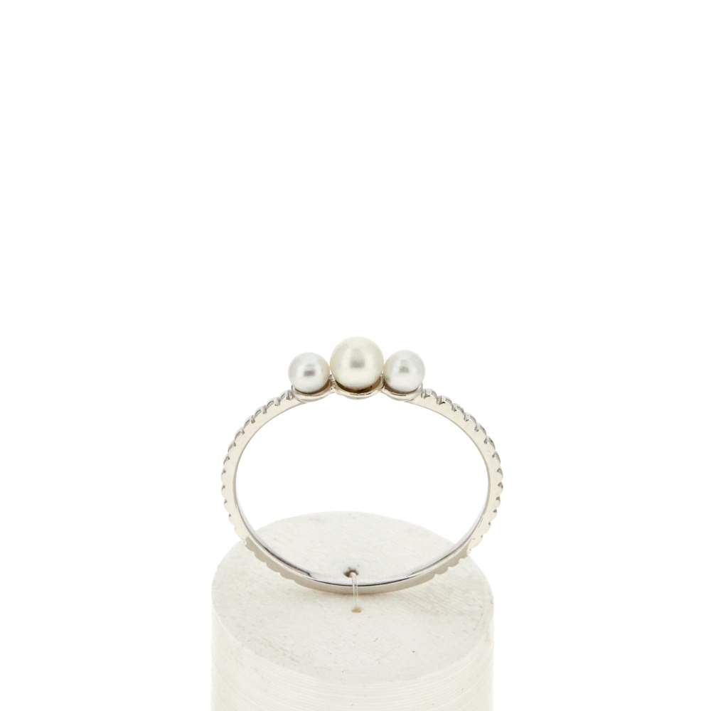 Bague argent perle de culture de chines - vue 1