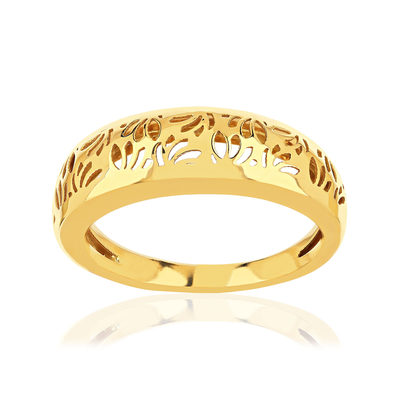 Bague or 375 jaune