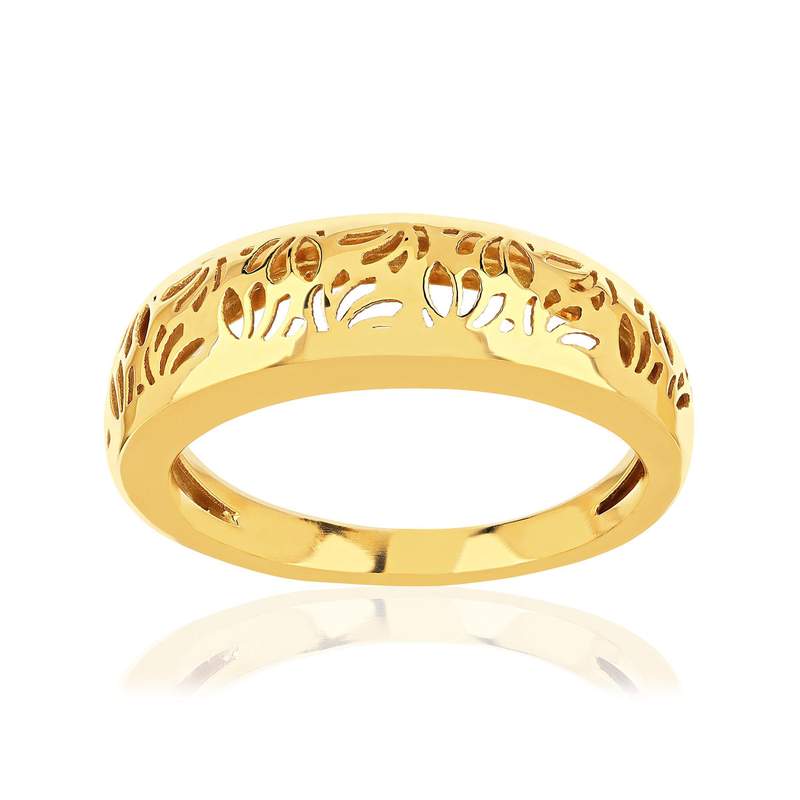Bague or 375 jaune - vue 1