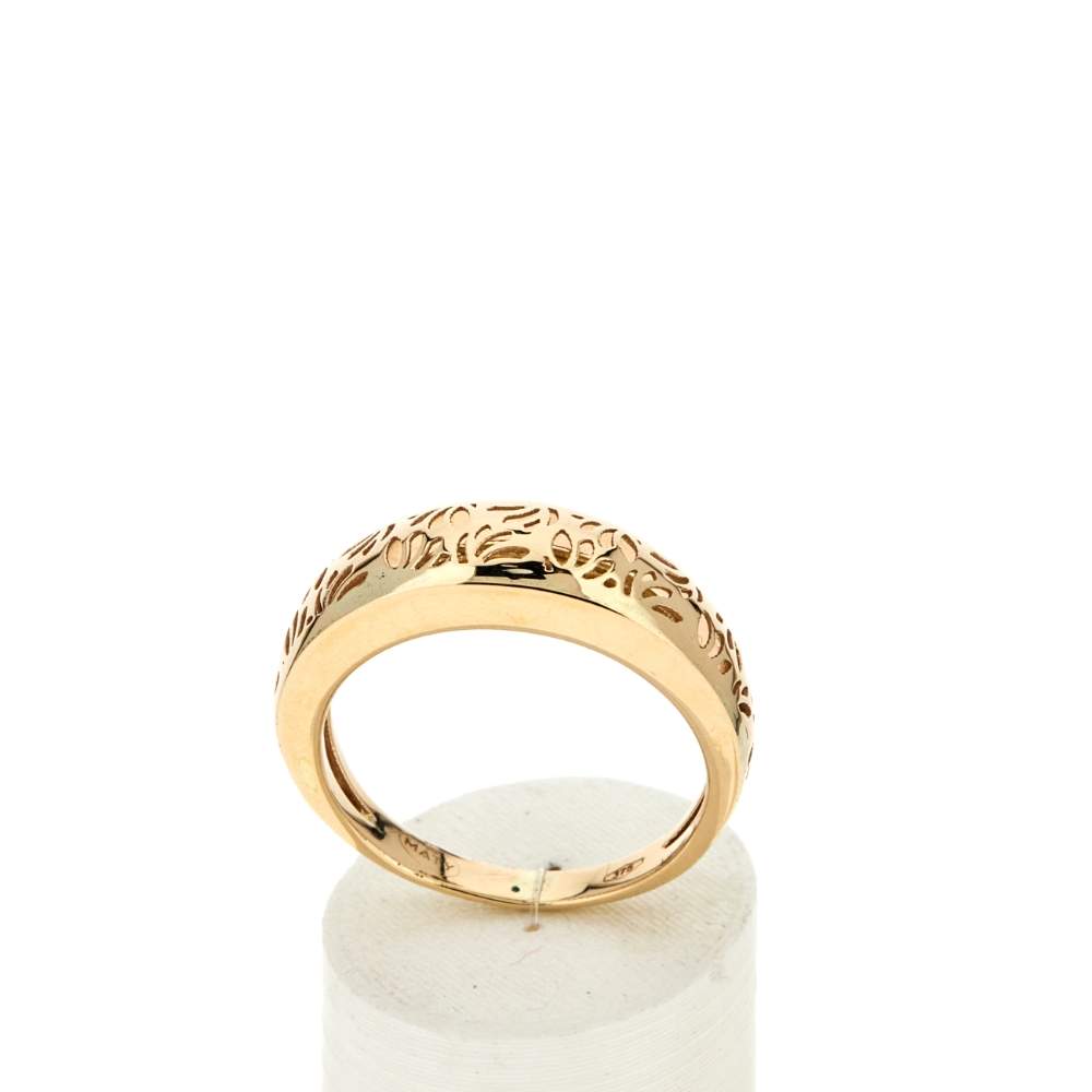Bague or 375 jaune - vue 2