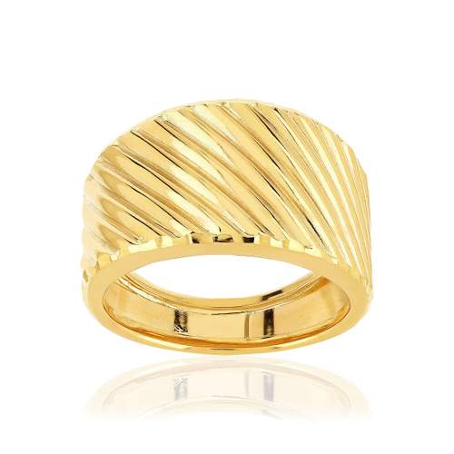 Bague or 375 jaune