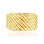 Bague or 375 jaune - vue 3