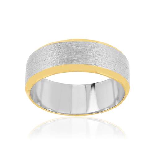 Bague argent 925 2 tons
