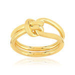 Bague plaqué or jaune - vue 1