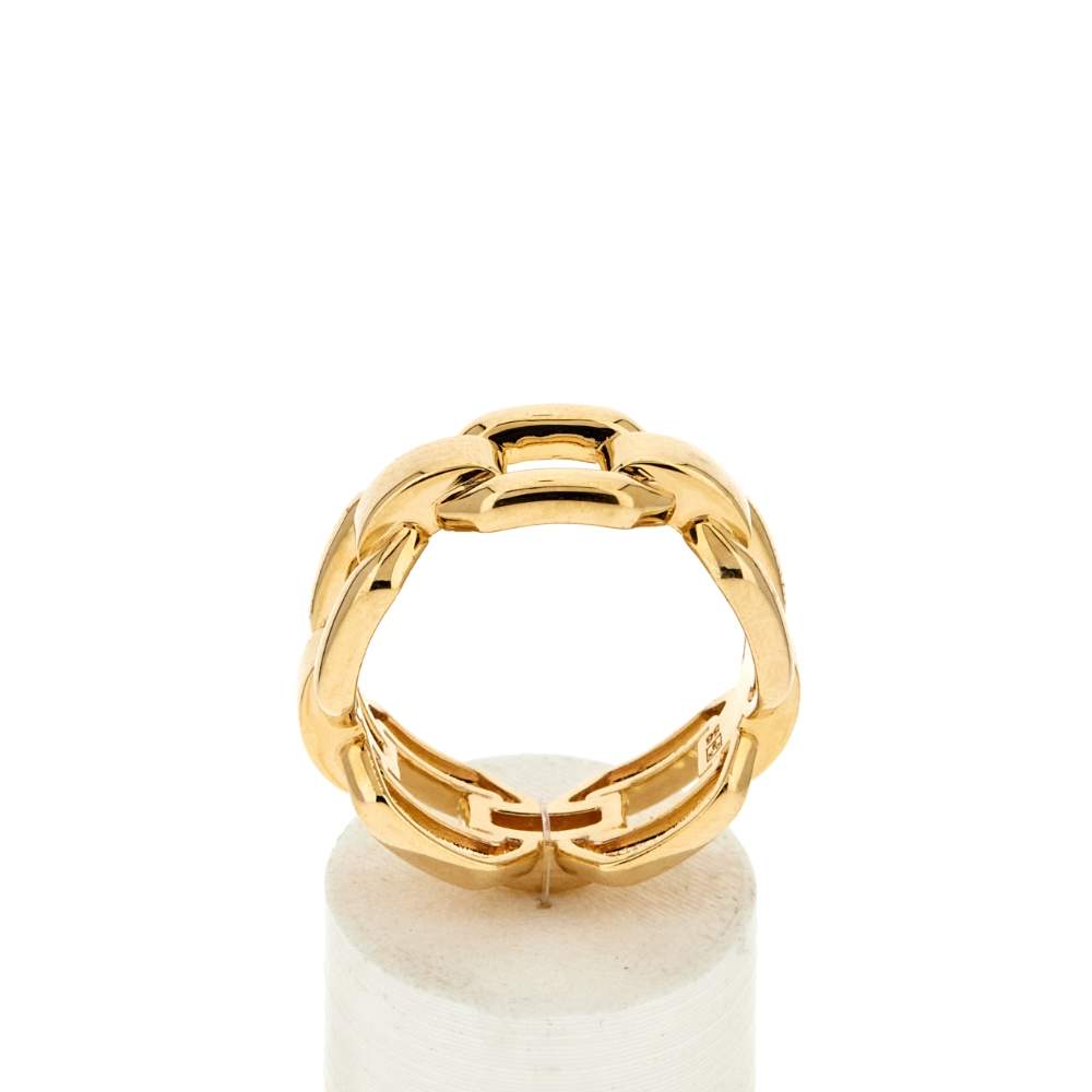 Ring met geelgoudlaag - aanzicht 1