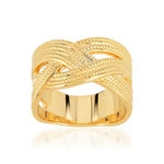 Bague plaqué or jaune - vue 1