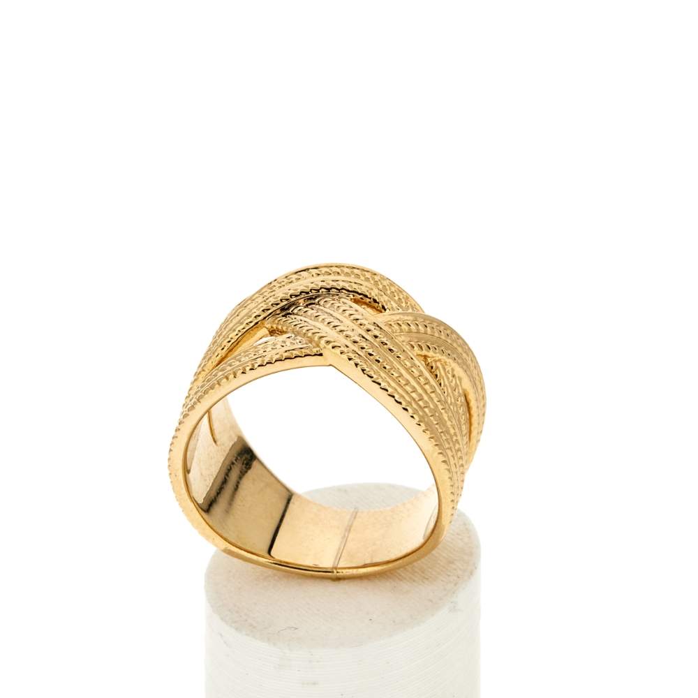 Bague plaqué or jaune - vue 2