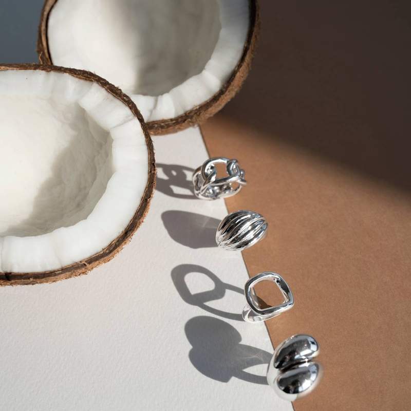 Bague argent - vue D1