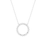 Witte 375-goudketting van 45 cm met verstelring tot 42 cm - afbeelding 1