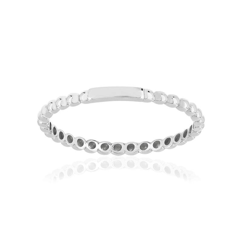 375 white gold ring - view 1