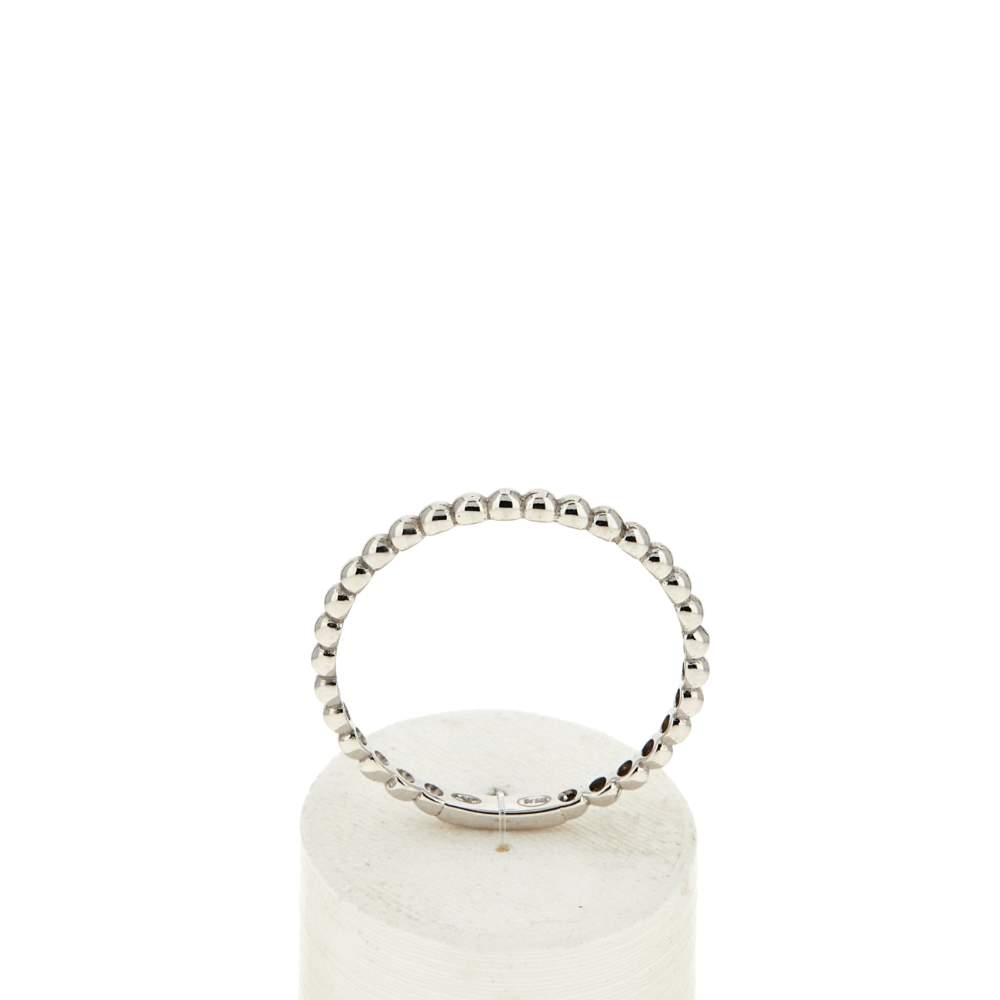Bague or 375 blanc blanc - vue 1