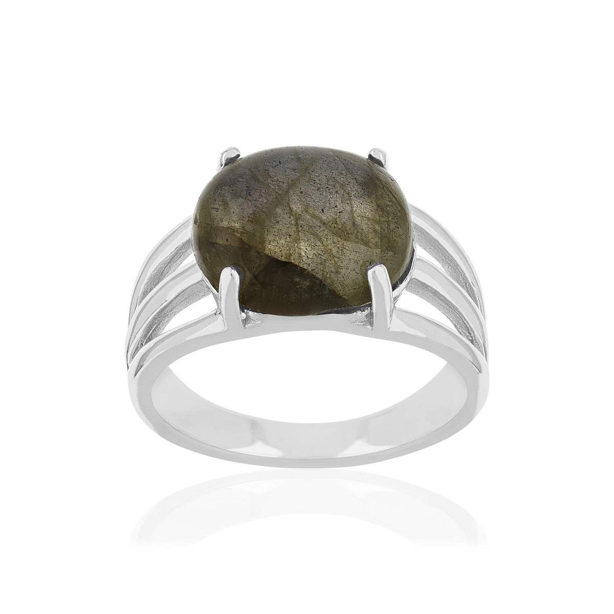 Bague argent 925 labradorite