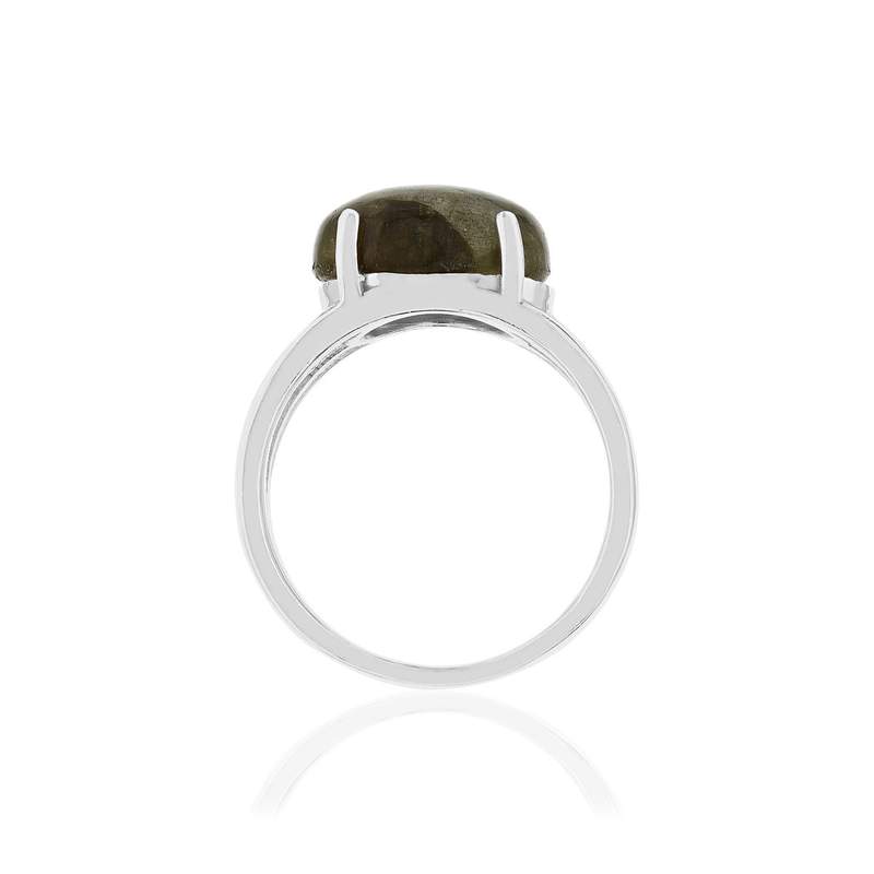 Bague argent 925 labradorite - vue 2