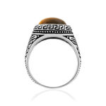 Bague argent 925 oeil de tigres - vue 2