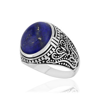 925 zilveren ring lapis lazulis