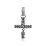 Pendentif croix argent 925 - vue 1