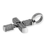 Pendentif croix argent 925 - vue 2