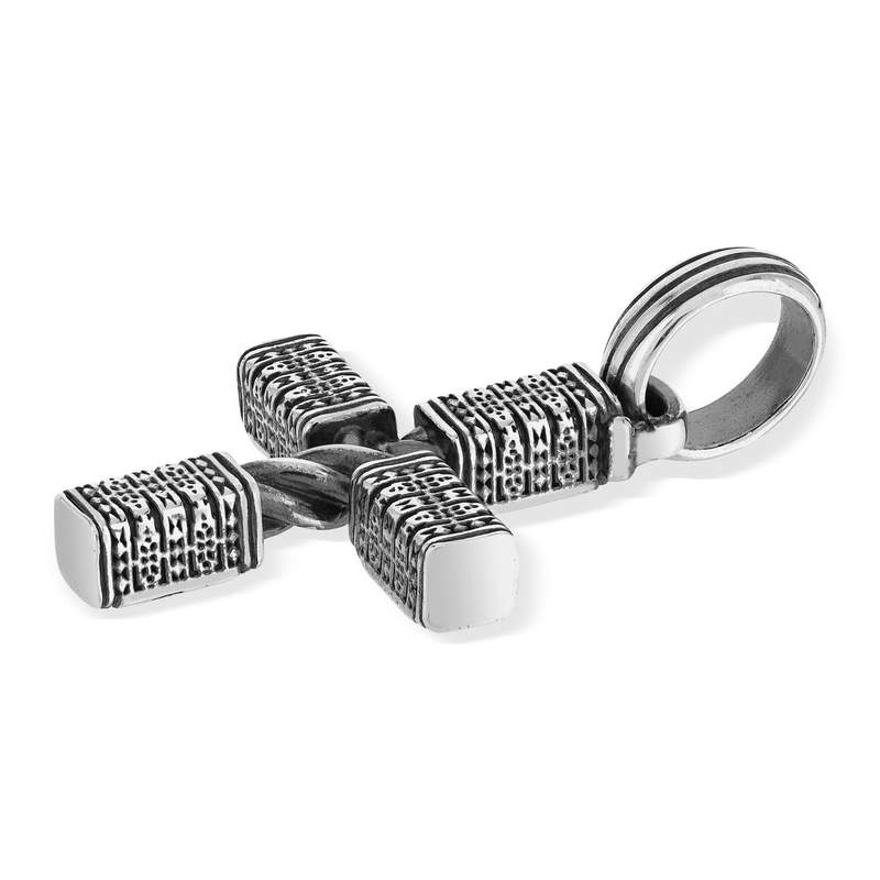 925 silver cross pendant - view 2