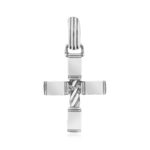 Pendentif croix argent 925 - vue 3