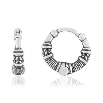 Creool à l'unité zilver 925