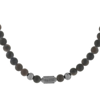 Collier homme en pierre naturelles/bijoux pour homme/tour de cou