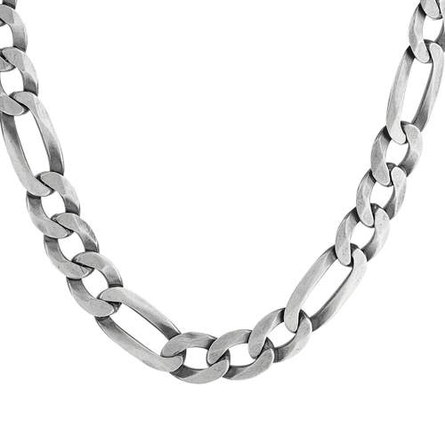 925 silver necklace Figaro 50cm