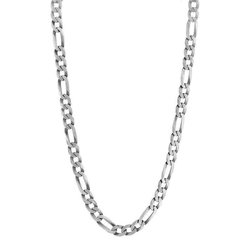 Necklace silver 925 mesh Figaro 50cm - view 2