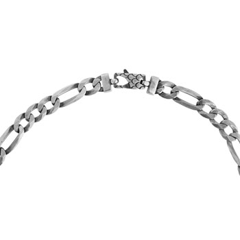 Collier argent 925 maille Figaro 50cm
