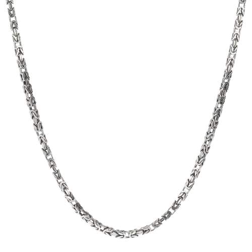 Silver necklace 925 Balinese mesh 60cm
