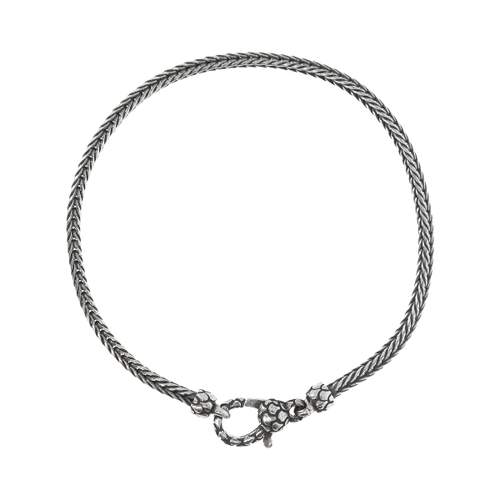 Bracelet argent 925 maille palmier 21cm