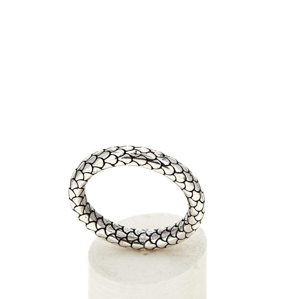 Bague argent 925 écailles - vue 2
