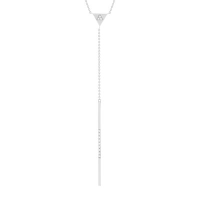 Collier argent 925 zirconias 48cm