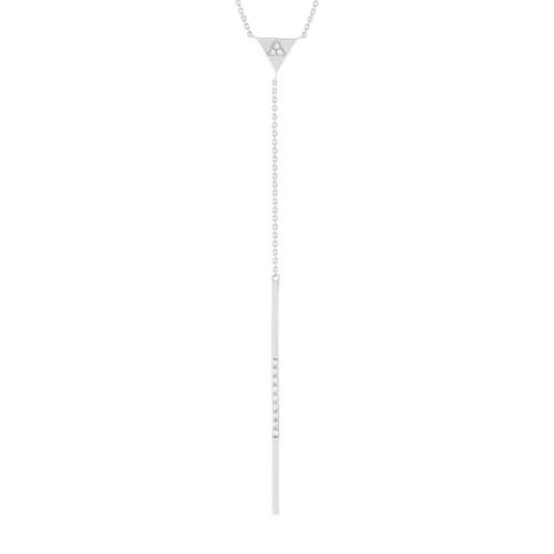 Collier argent 925 zirconias 48cm