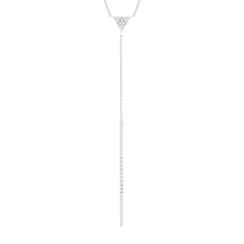 Zilveren ketting 925 met zirkonia's, 48 cm - afbeelding 1