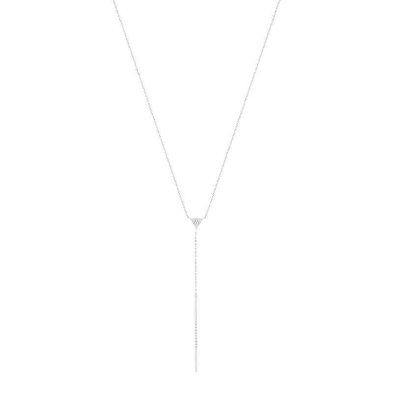 Zilveren ketting 925 zirkonia's 48 cm - afbeelding 2