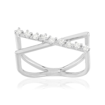 925 silver and zirconia ring