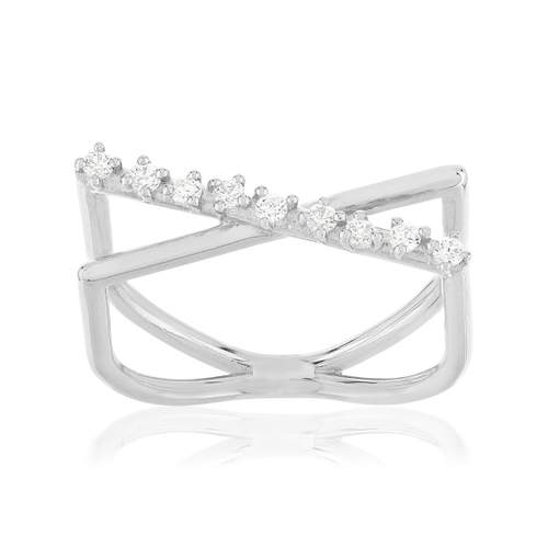 925 silver and zirconia ring